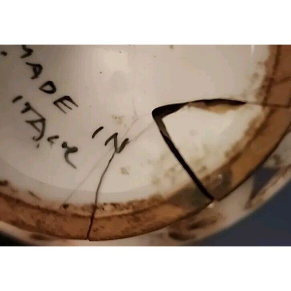 Antique Capodimonte‎ Style Porcelain Italy Dresser Candy Nut Dish Read - Picture 11 of 13